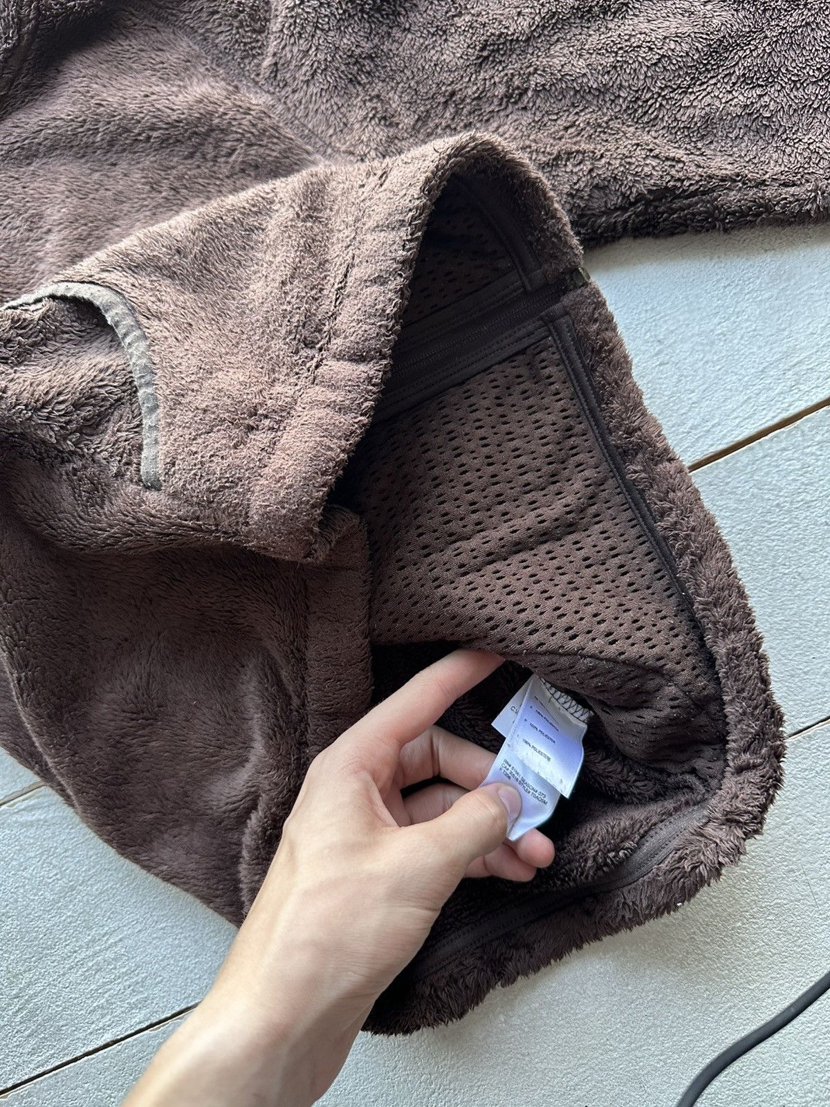 The North Face 🚨Crazy Mocha Brown TNF Fleece Zip-Up Jacket Cozy Fuzzy Size M / US 6-8 / IT 42-44 - 9 Thumbnail