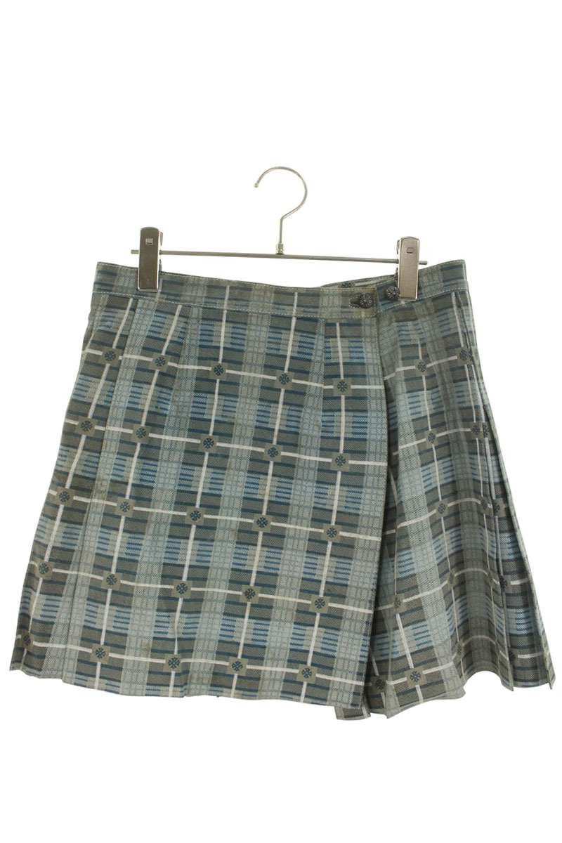 Chrome Hearts Chrome Hearts Plaid Print Skirt Size 28" / US 6 / IT 42 - 1 Thumbnail