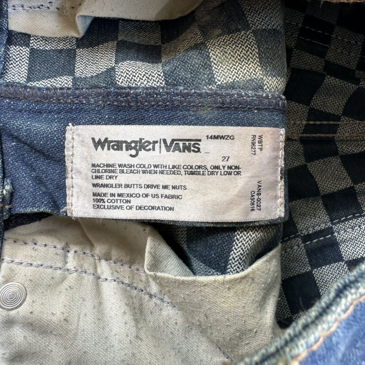 Japanese Brand Vintage WranglerXVans Limited Edition Rare Denim Jean Pant Size US 28 / EU 44 - 6 Thumbnail