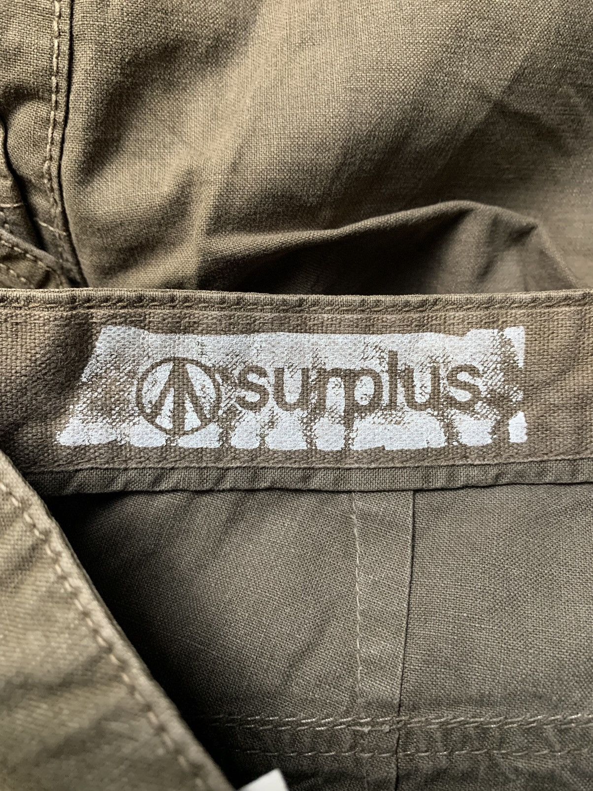 Japanese Brand 2000s Surplus Gas Mask 3D Pocket Flared Cargo Pants Size US 31 - 10 Thumbnail
