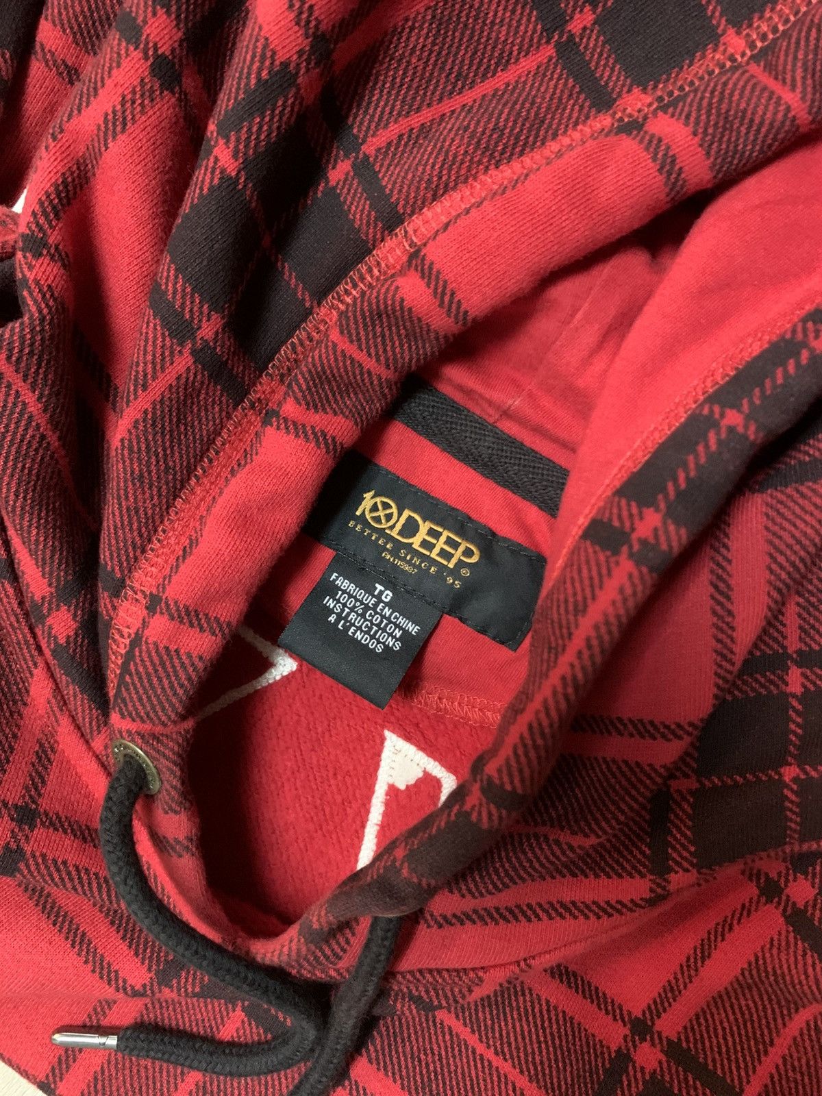 10 Deep 10 deep plaid streetwear y2k hoodie Size US L / EU 52-54 / 3 - 5 Thumbnail