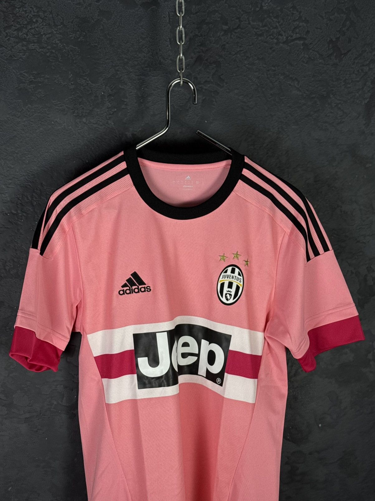 Adidas Juventus 2015 - 2016 Away Football Pink Shirt Jersey Adidas Size US S / EU 44-46 / 1 - 2 Thumbnail