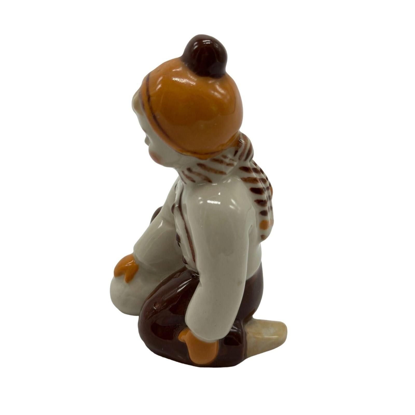 Unknown London Vintage Snowball Boy Figurine Christmas Decoration 4" Size ONE SIZE - 5 Thumbnail