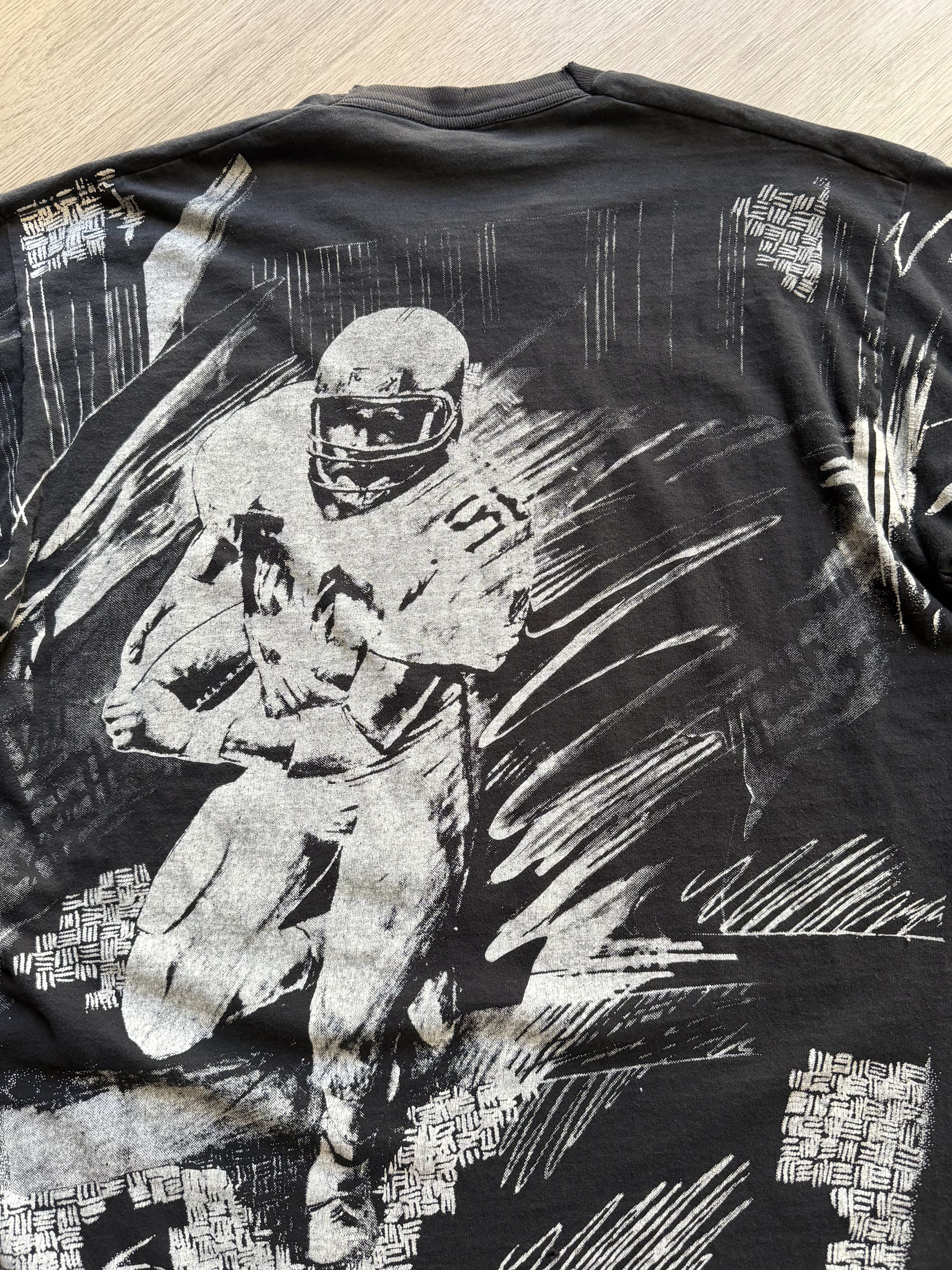 NCAA Vintage 90s NCAA California Warriors Football AOP Tee XL Size US XL / EU 56 / 4 - 4 Thumbnail