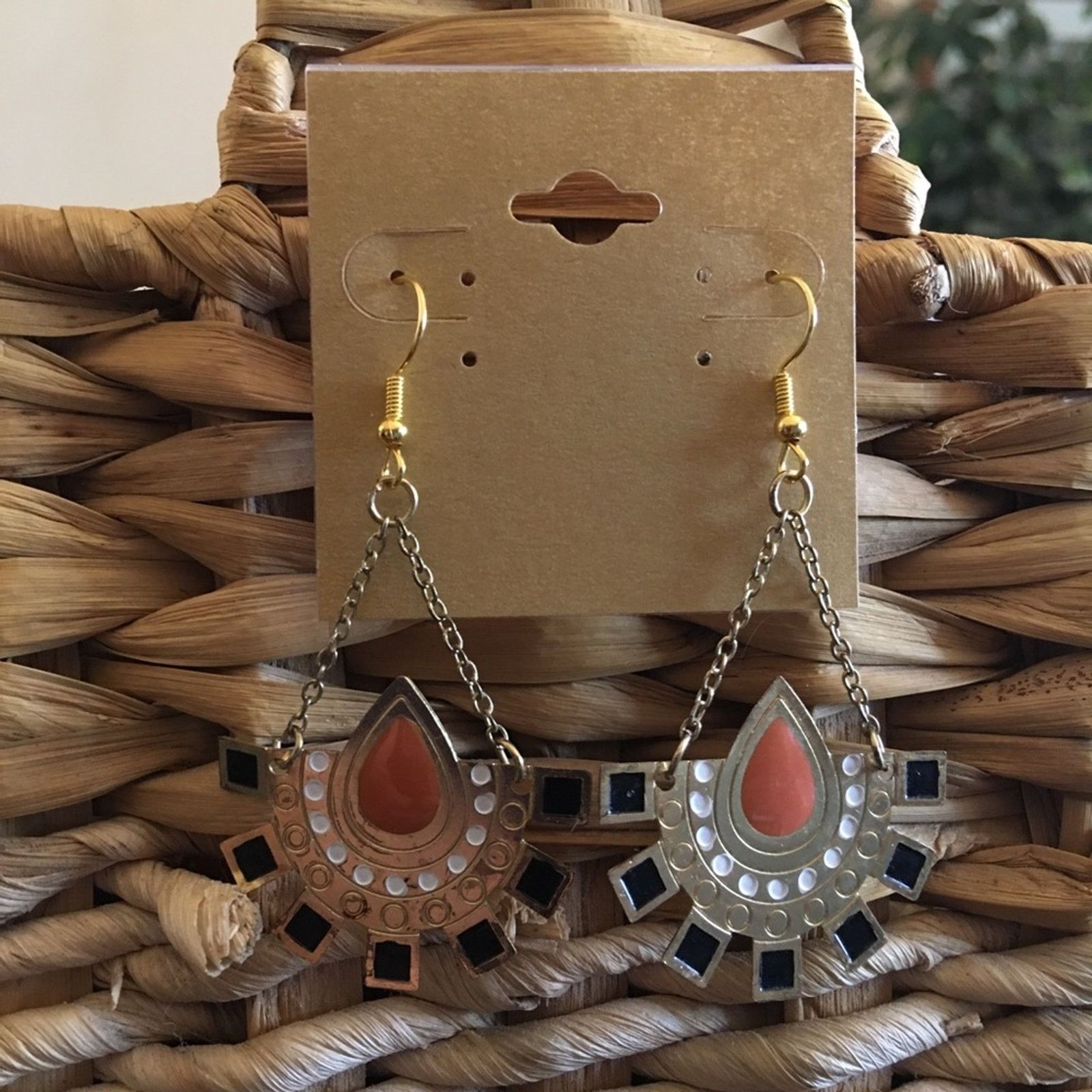 Vintage Vintage repurpose chained disc dangle earrings Size ONE SIZE - 1 Thumbnail