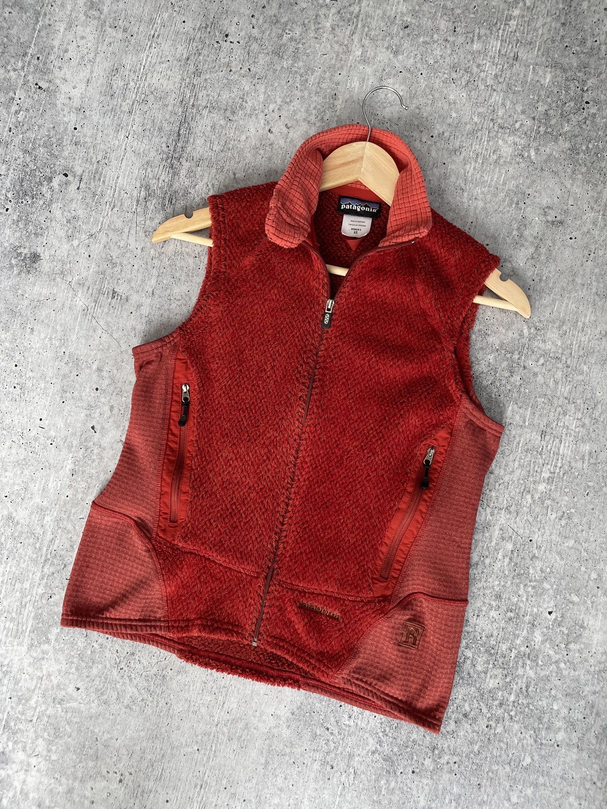 Patagonia × Vintage Patagonia Women's Polartec Fleece Vest Red size XS Size XS / US 0-2 / IT 36-38 - 3 Thumbnail