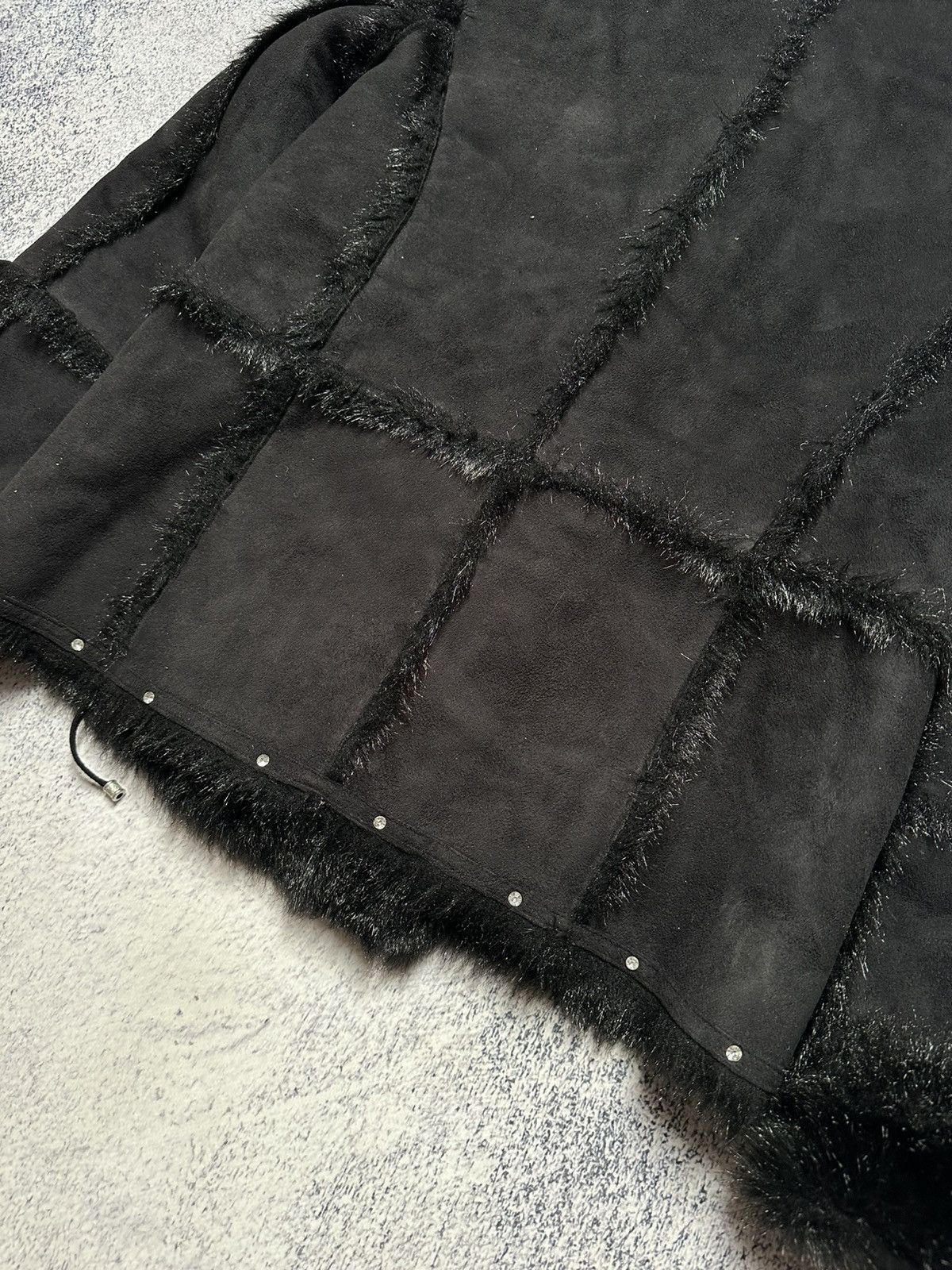 If Six Was Nine Vintage 90s Balmain Faux Fur Coat Women Y2K Awant Garde Size S / US 4 / IT 40 - 11 Thumbnail