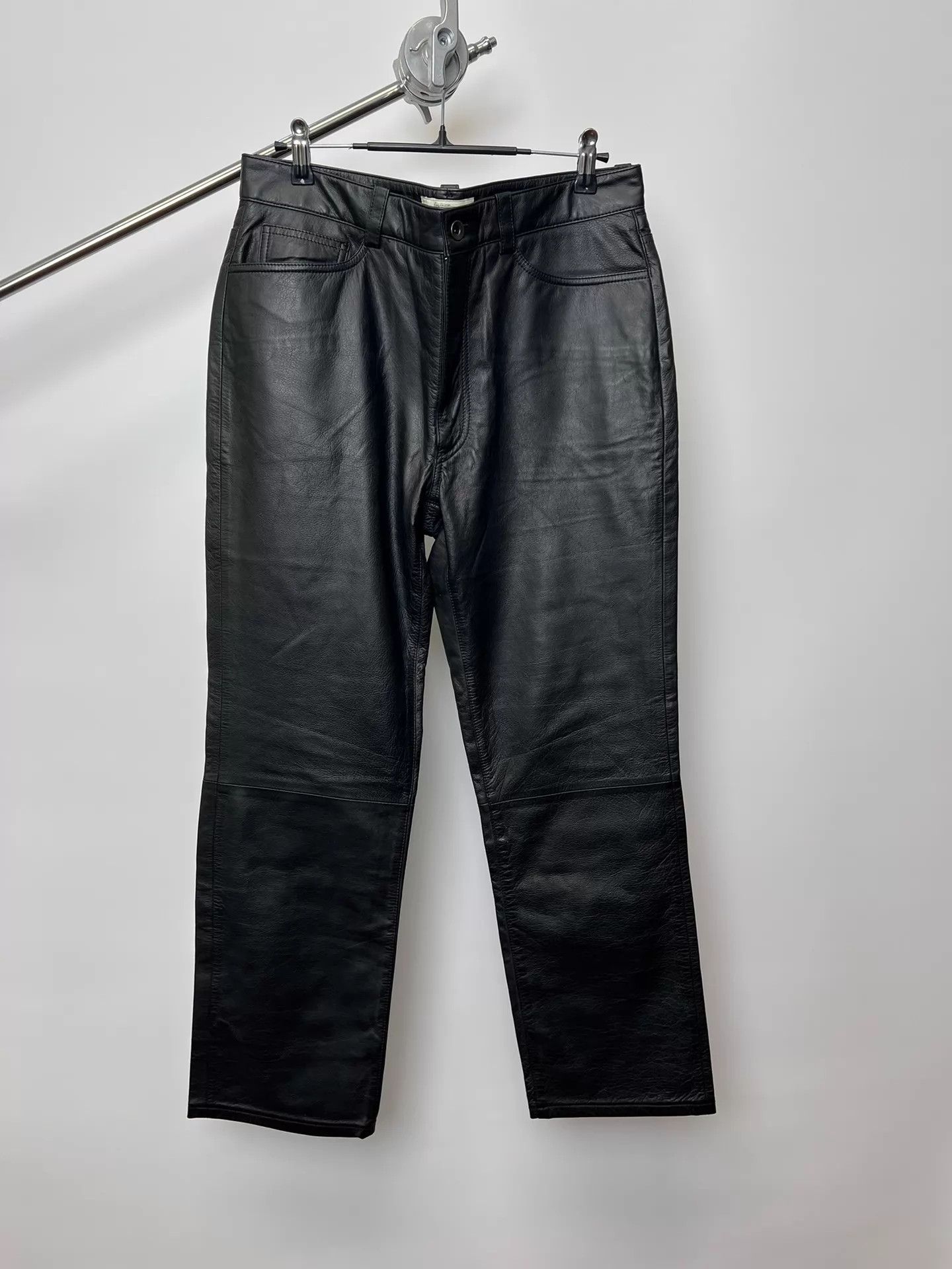 Yohji Yamamoto Yohji Yamamoto aar cowhide leather pants Size US 38 / EU 54 - 2 Thumbnail