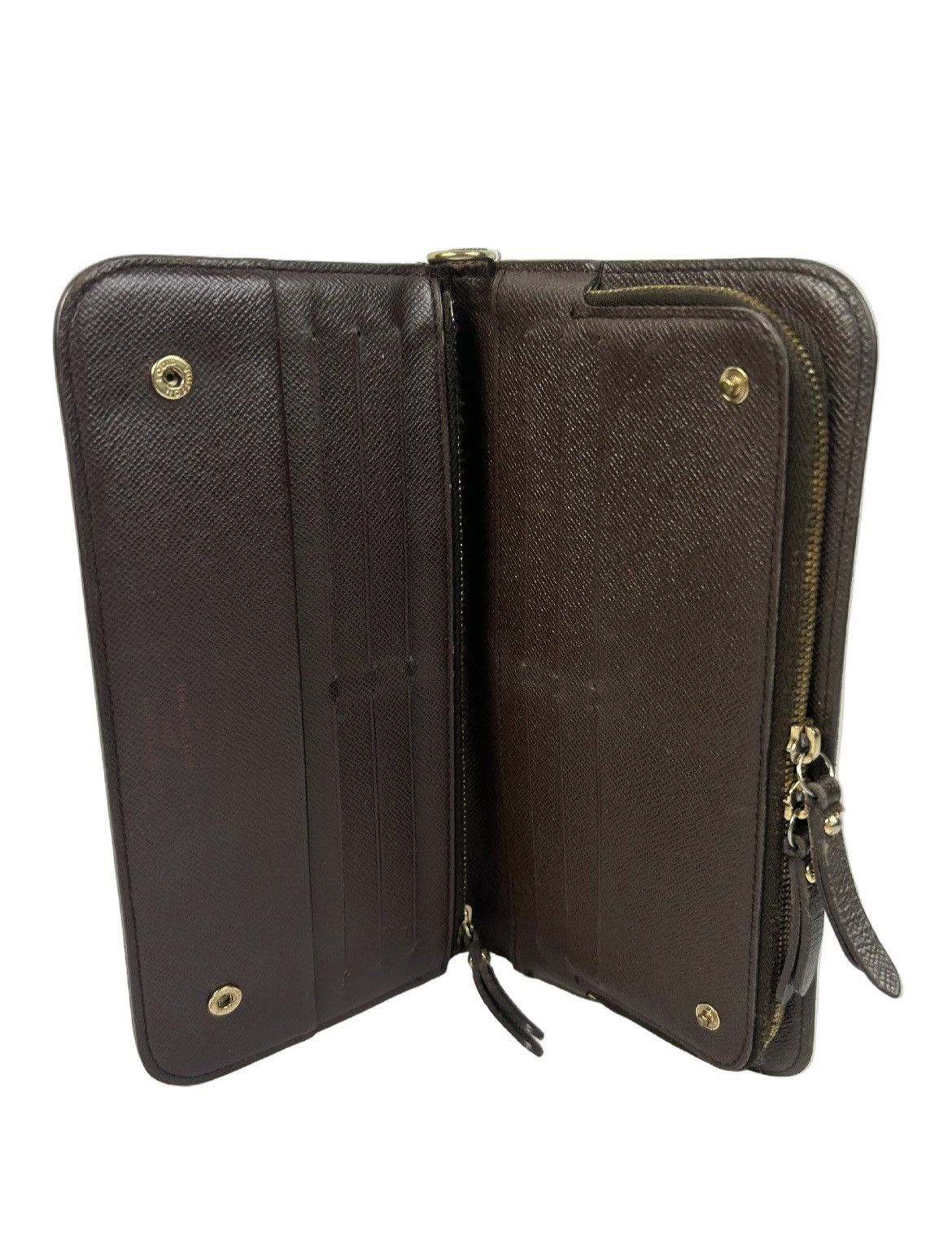 Louis Vuitton Louis Vuitton Damier Ebene Double Zippy Wallet Size ONE SIZE - 4 Thumbnail