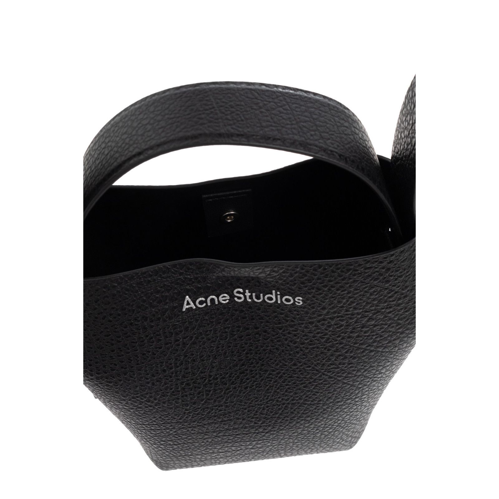Acne Studios ACNE STUDIOS Black Leather Bucket Shoulder Bag New Size ONE SIZE - 3 Thumbnail