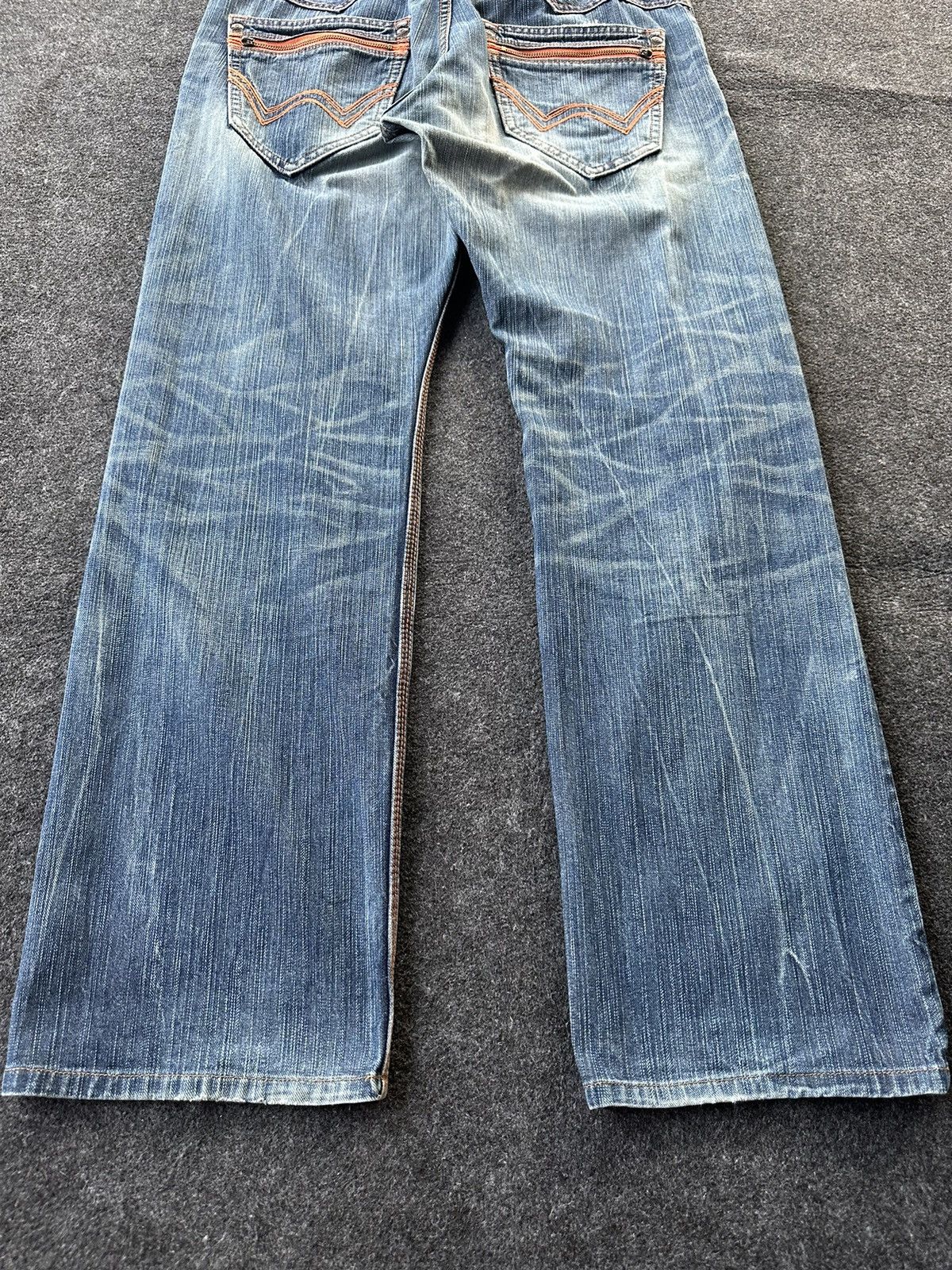 Edwin Edwin Exclusive Vintage Faded Washed Distressed Denim D187 Size US 34 / EU 50 - 4 Thumbnail