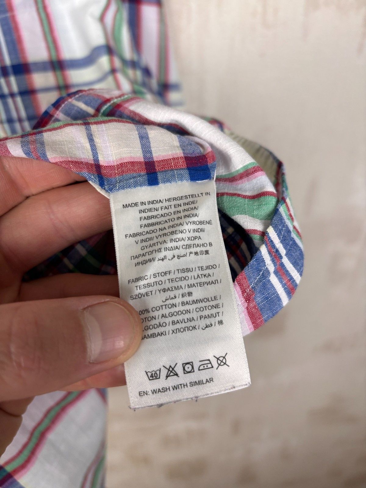 Gant Gant Check Long Sleeve Shirt Button Up Cotton Size US L / EU 52-54 / 3 - 10 Thumbnail