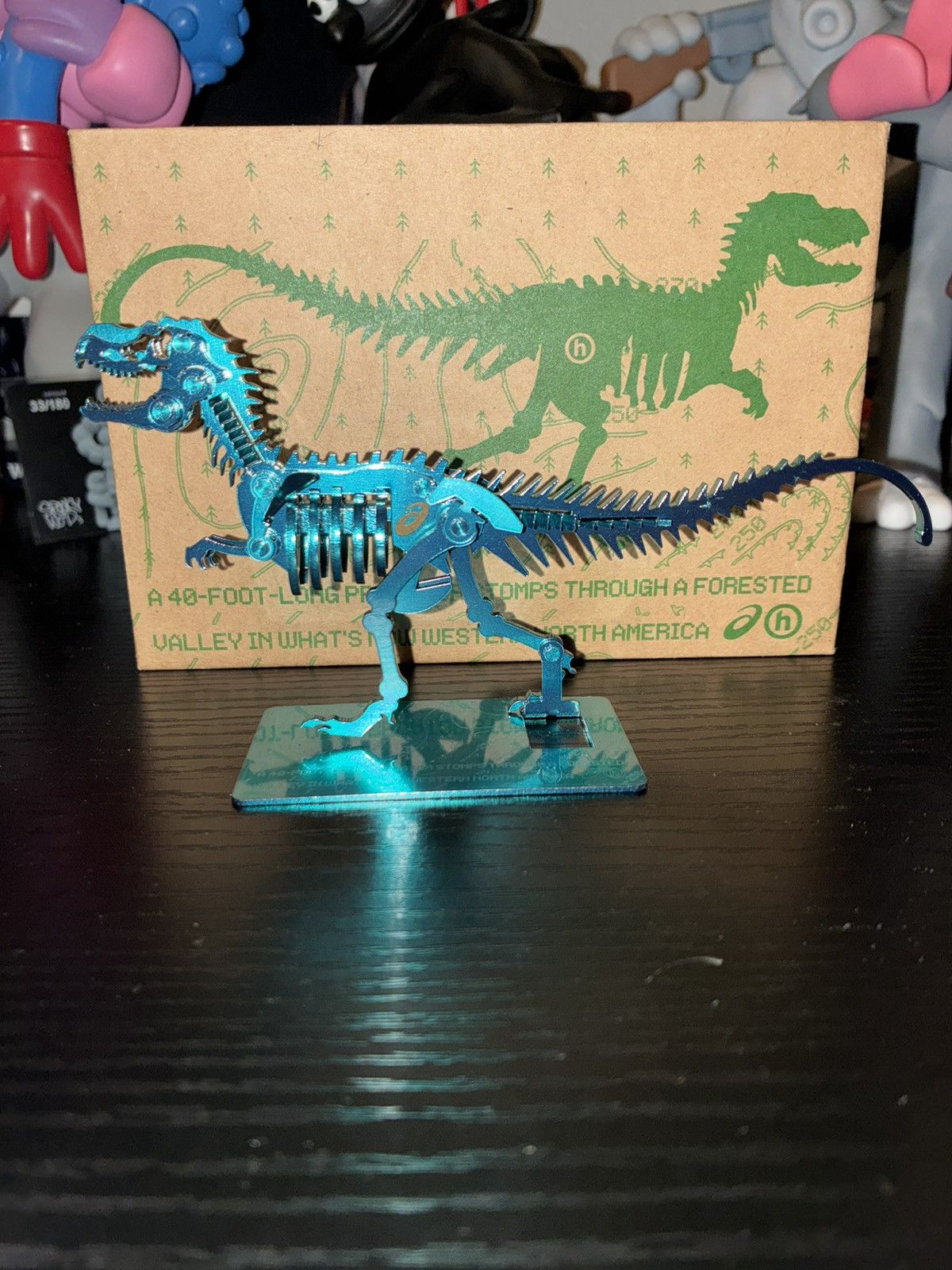 Asics × HIDDEN Hidden NY X ASICS Pretech T-Rex Dinosaur Figure Size ONE SIZE - 3 Thumbnail