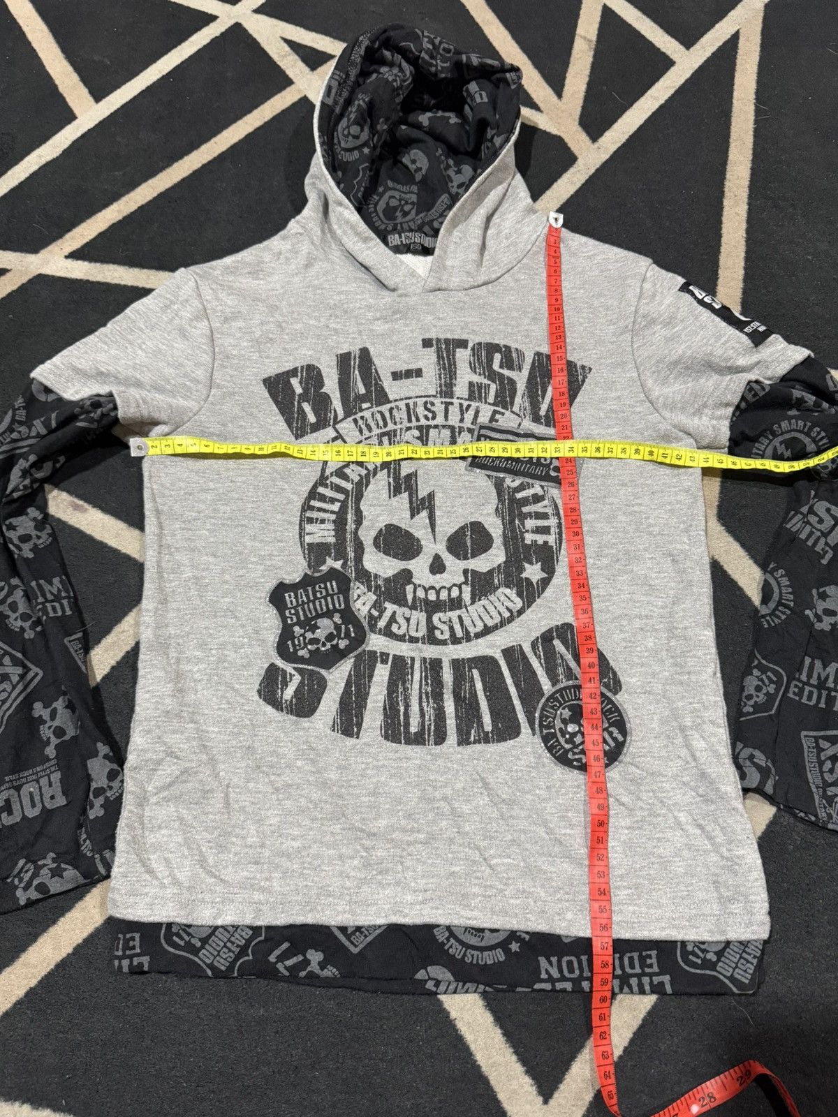 Hysteric Glamour Skulls Rock Batsu Studio Japanese Hoodie Vkei Size US S / EU 44-46 / 1 - 6 Thumbnail