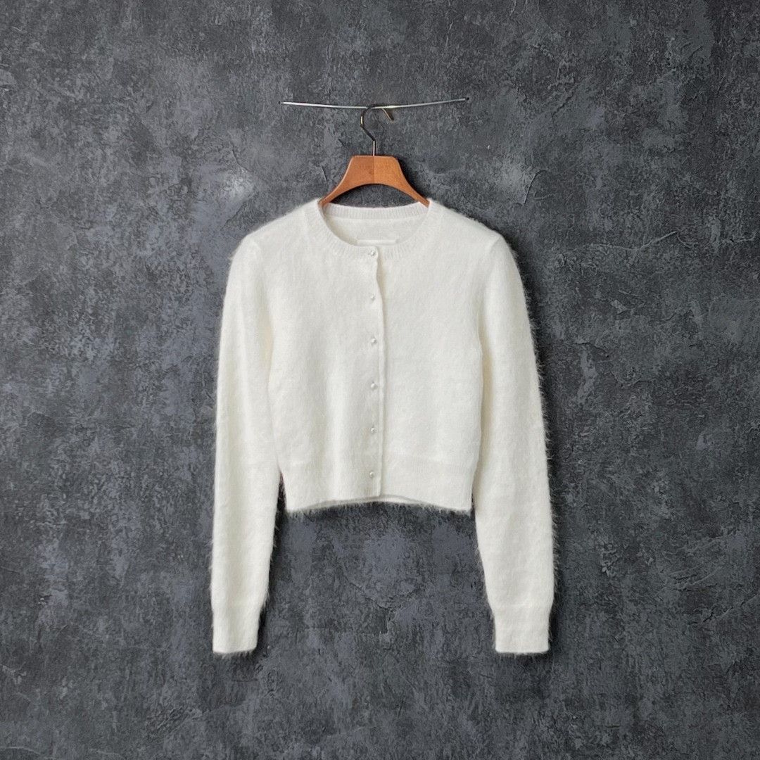 Maison Margiela Maison Margiela Knit White Sweater XS Women Size XS / US 0-2 / IT 36-38 - 1 Thumbnail