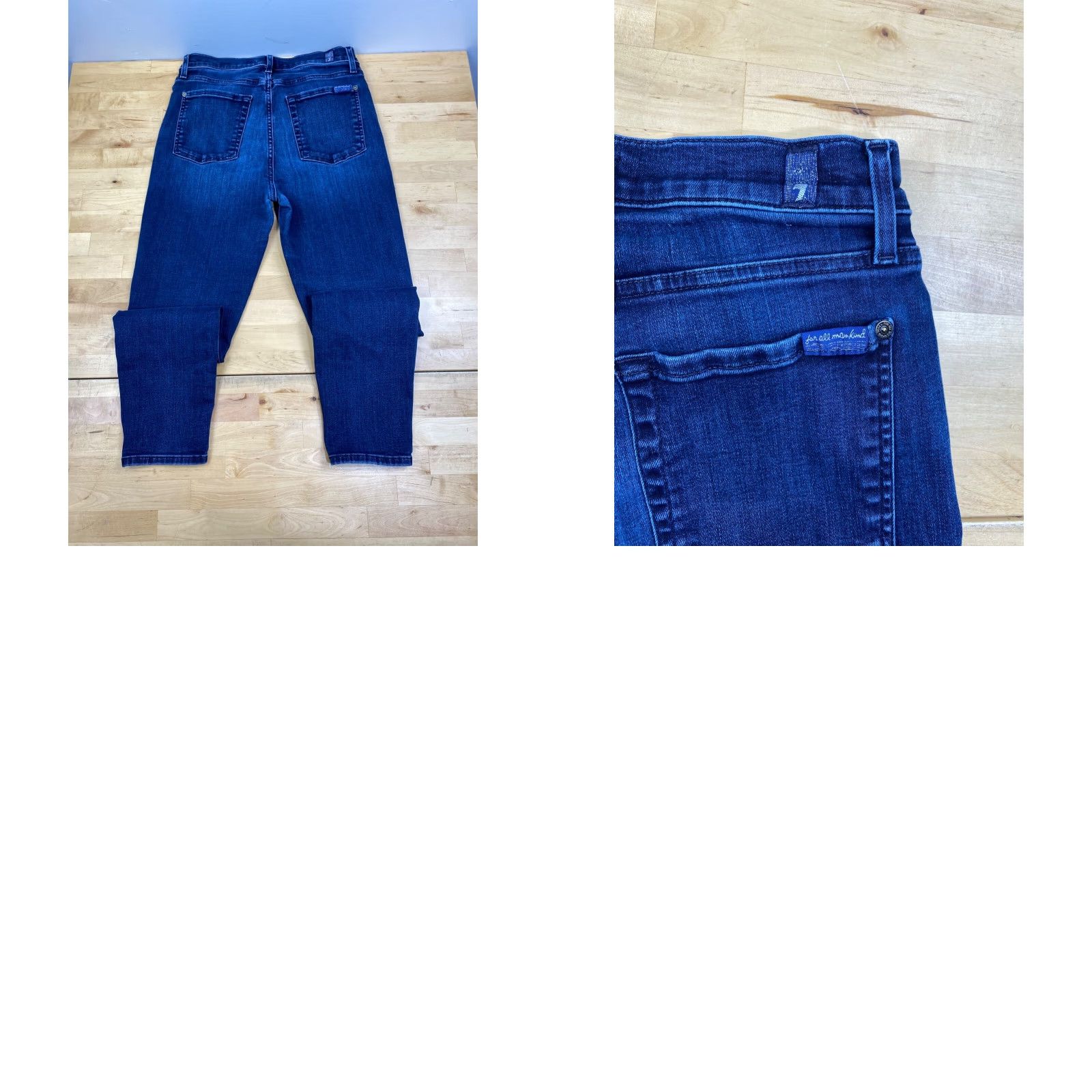 7 For All Mankind 7 for all Mankind Jeans Womens 28 Blue Skinny Stretch Casual Modern Size 28" / US 6 / IT 42 - 9 Thumbnail