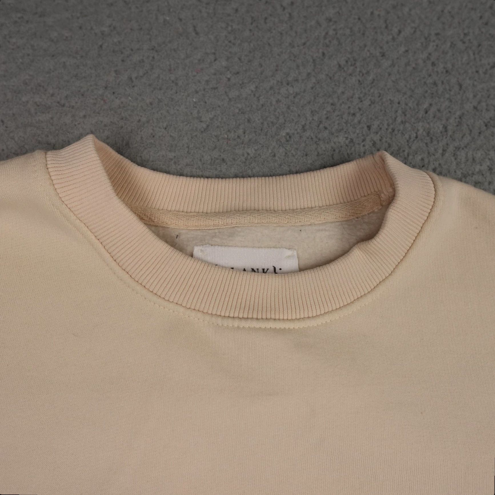 Essentials Blank Essentials Crewneck Sweatshirt Mens Medium Cream Fleece Pullover Graphic Print Beigediction Size US M / EU 48-50 / 2 - 4 Thumbnail