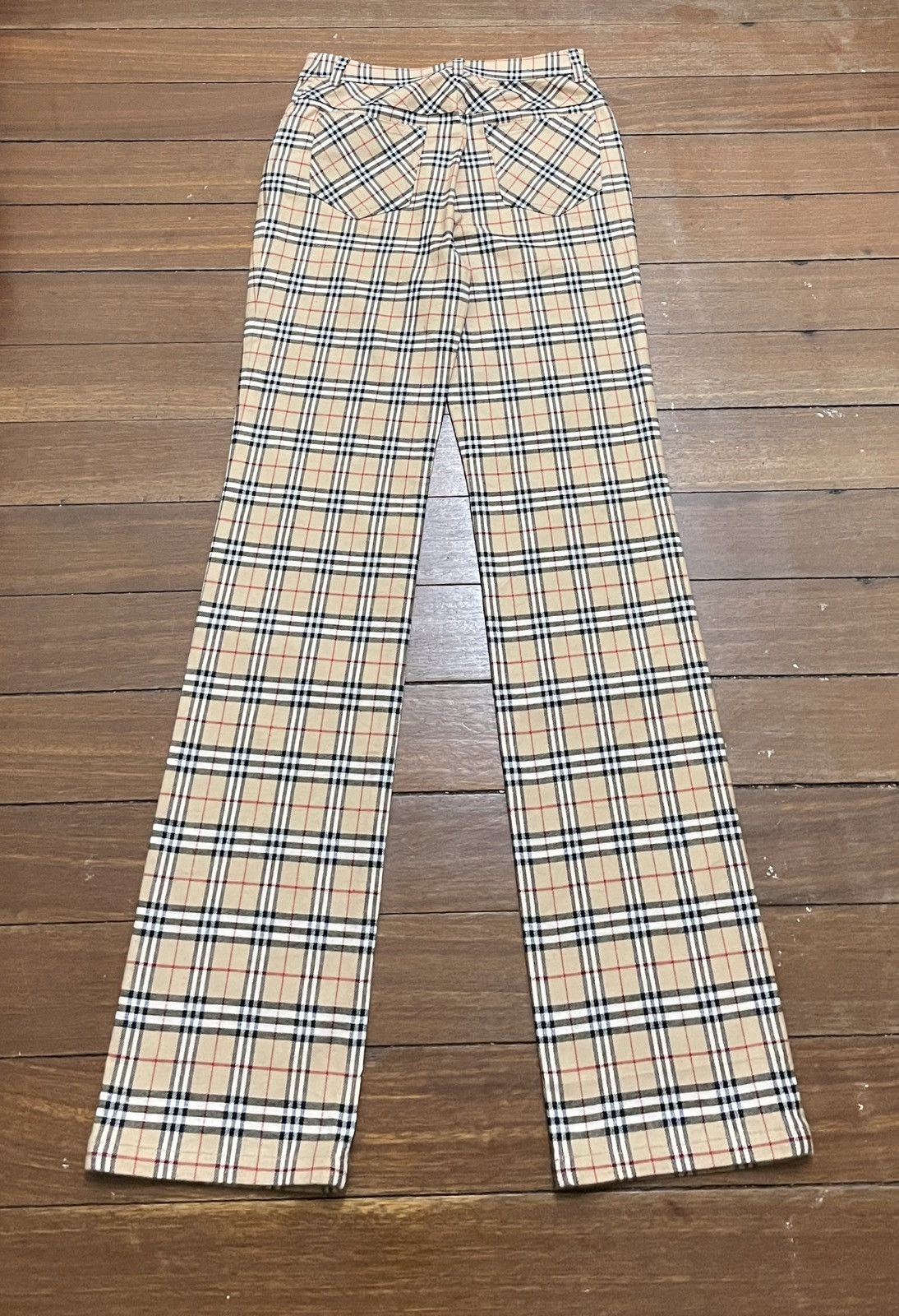 Burberry × Vintage Very Rare Vintage Brand Burberrys Checkered Pants 1990s Size US 26 / EU 42 - 2 Thumbnail