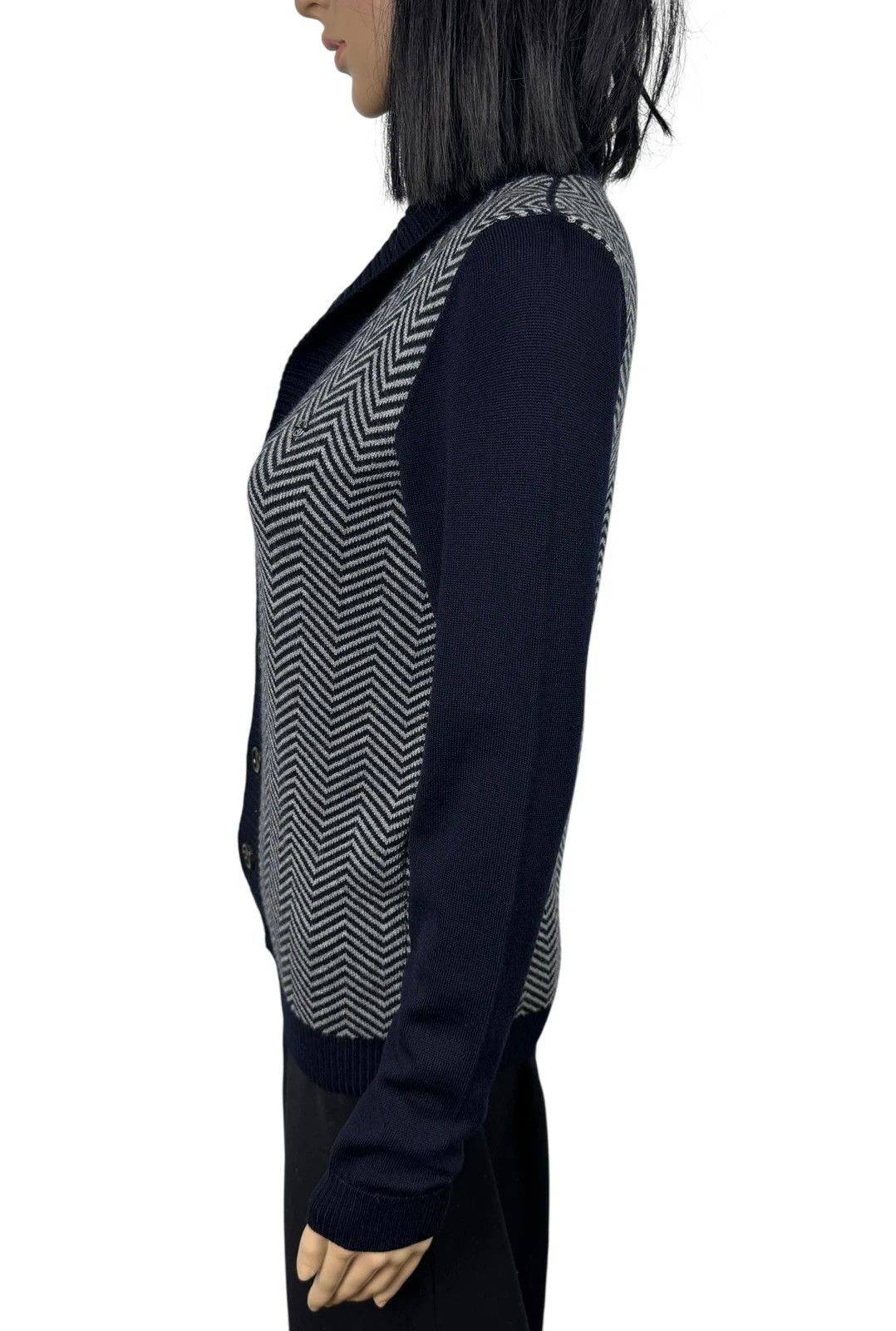 Gucci Gucci Wool Cardigan Herringbone 12 Anni Womens S Size S / US 4 / IT 40 - 6 Thumbnail