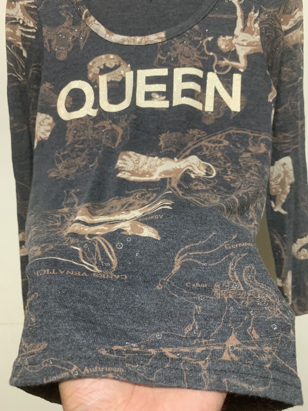 Japanese Brand Japanese 2nd sign AOP Silk Mesh Long Sleeve Tee Size US M / EU 48-50 / 2 - 4 Thumbnail