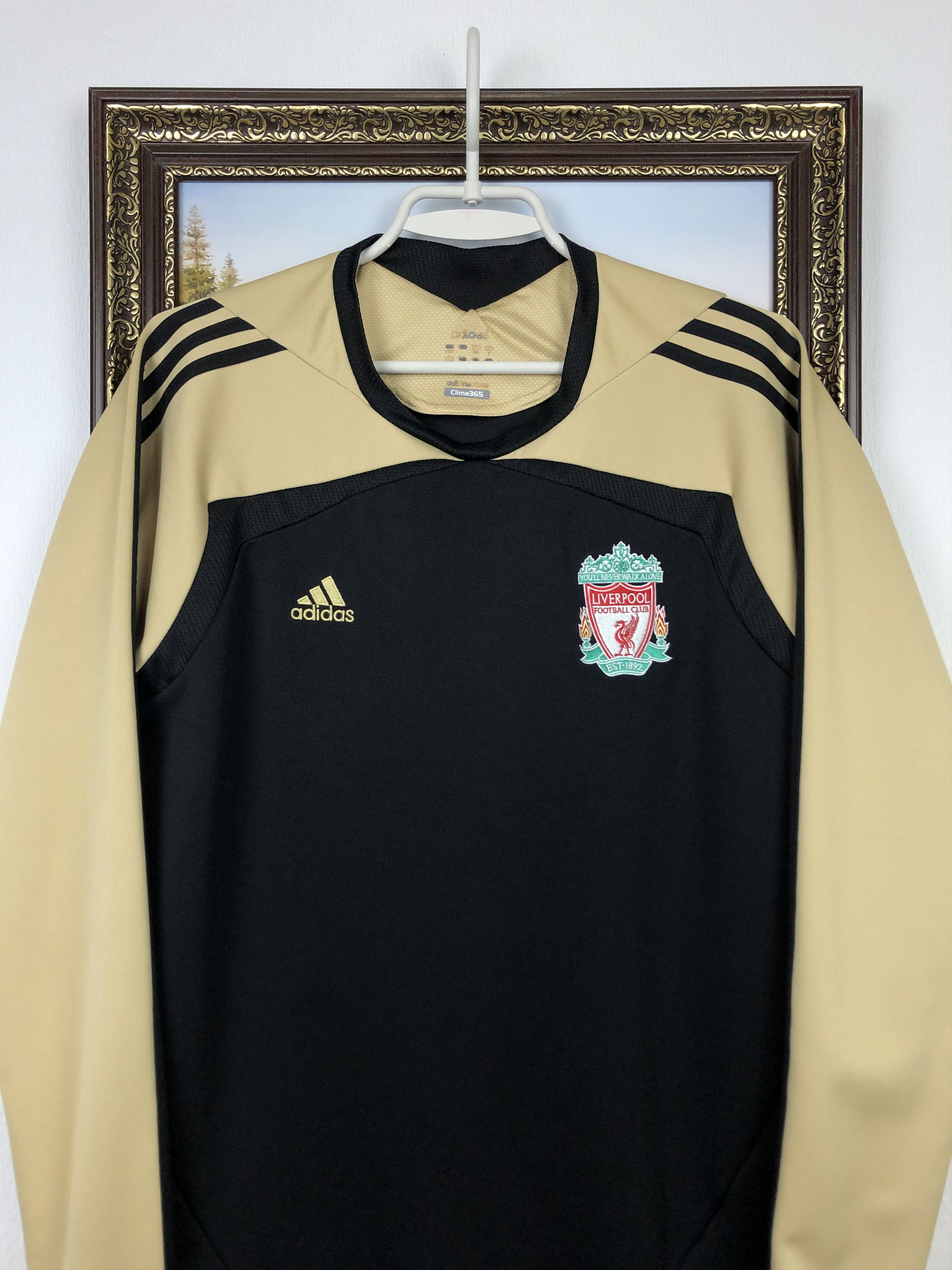 Adidas Vintage Adidas Liverpool Football Train Sweatshirt Track Top Size US M / EU 48-50 / 2 - 2 Thumbnail