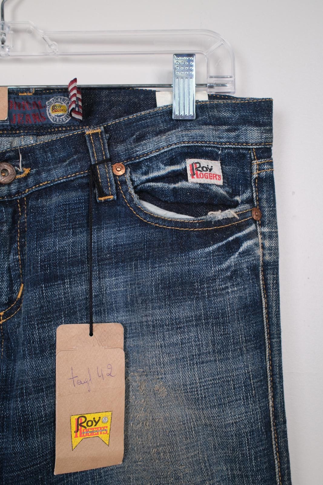 Other 80's Roy Roger's Distressed Faded Straight-Leg Jeans Size US 30 / EU 46 - 4 Thumbnail