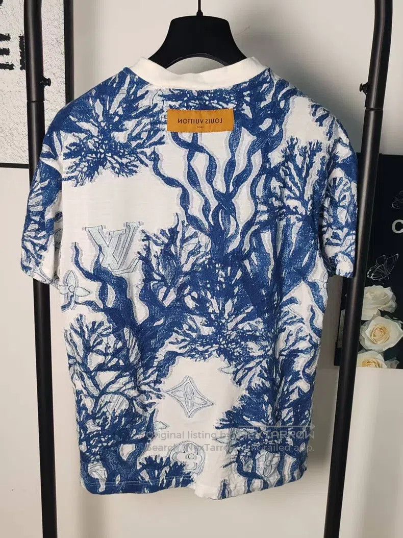 Louis Vuitton Louis Vuitton Three-flower full print short sleeve Size US S / EU 44-46 / 1 - 2 Thumbnail