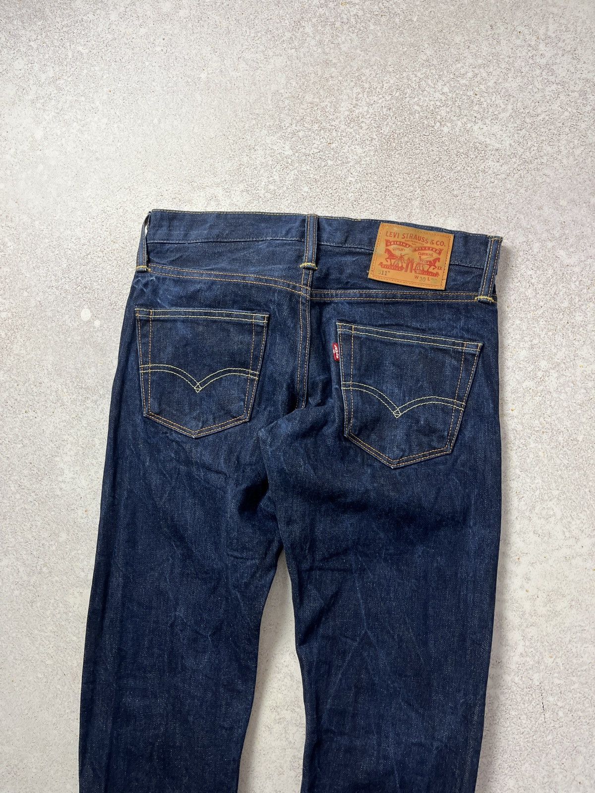 Levi's Levi's Strauss & Co. 511 Selvedge Jeans Raw Denim Size US 30 / EU 46 - 6 Thumbnail
