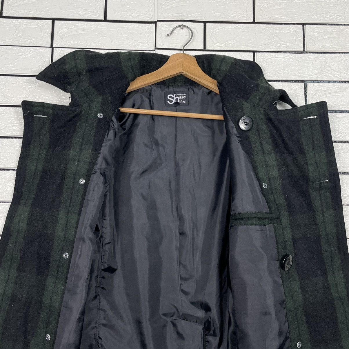Japanese Brand Shape Shifter By Freak's Store Double Breasted Tartan Jacket Size US M / EU 48-50 / 2 - 12 Thumbnail