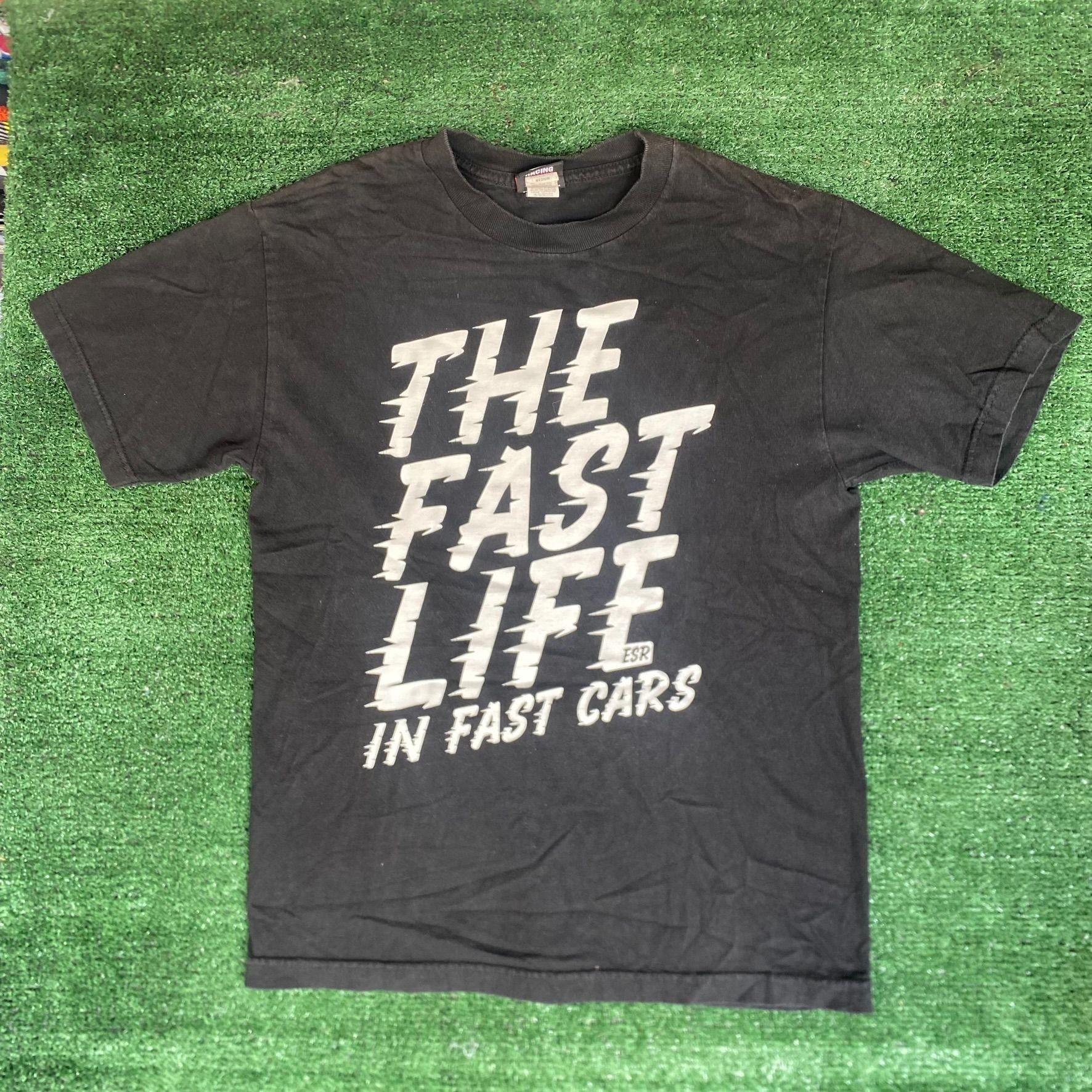 Vintage Vintage Y2K Racing Life Shirt Eat Sleep Race Fast Life Tee Size US M / EU 48-50 / 2 - 1 Thumbnail