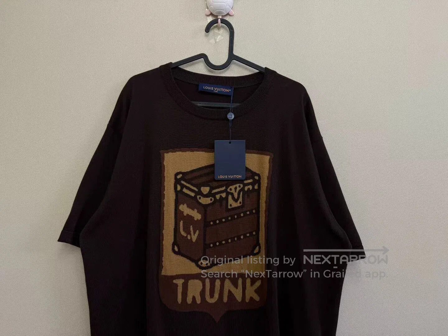 Louis Vuitton louis vuitton logo knitted short sleeve top. Size US XXL / EU 58 / 5 - 2 Thumbnail