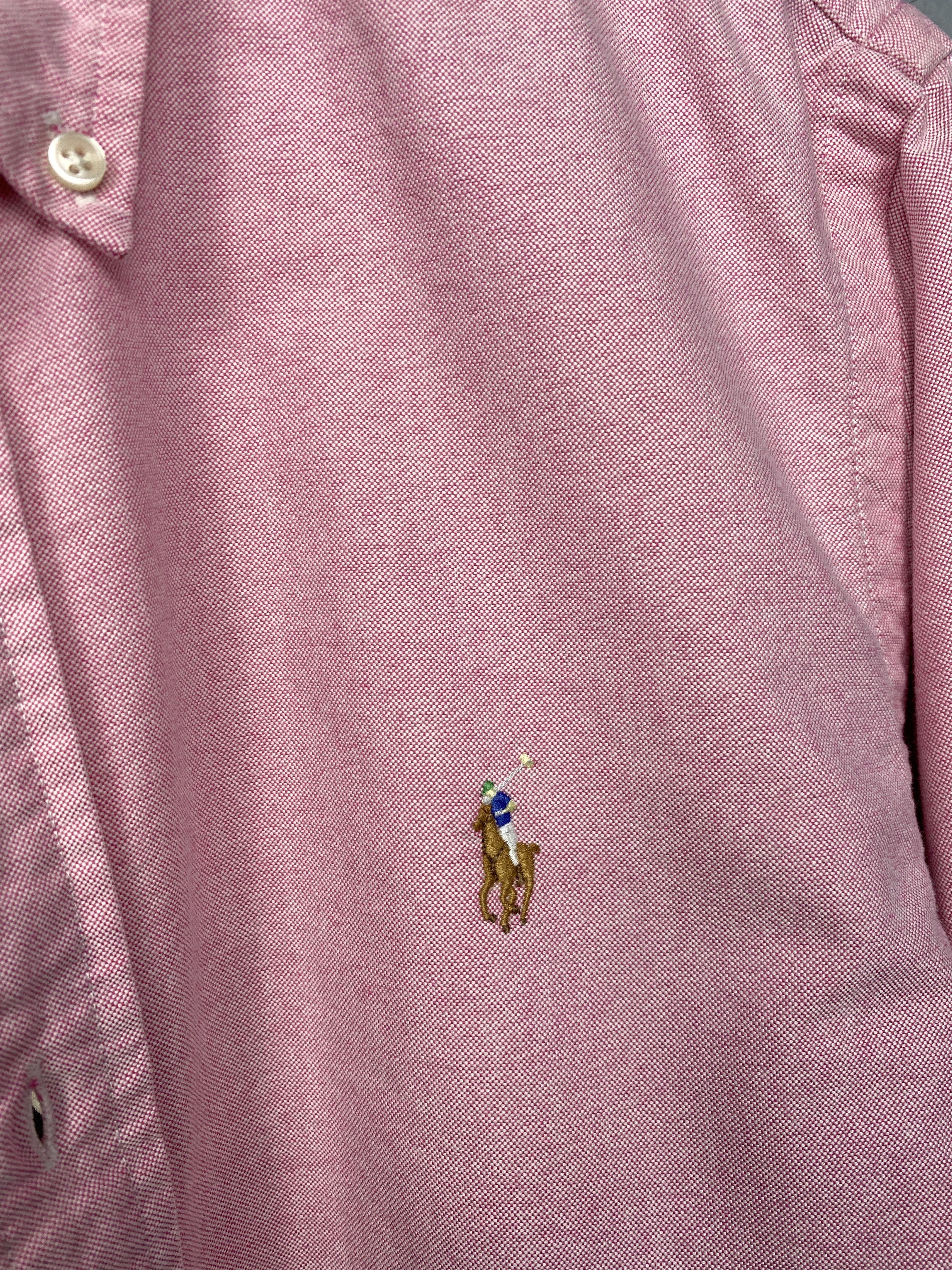 Polo Ralph Lauren × Ralph Lauren Polo Ralph Lauren Mens Long Sleeve Shirt Size US S / EU 44-46 / 1 - 3 Thumbnail