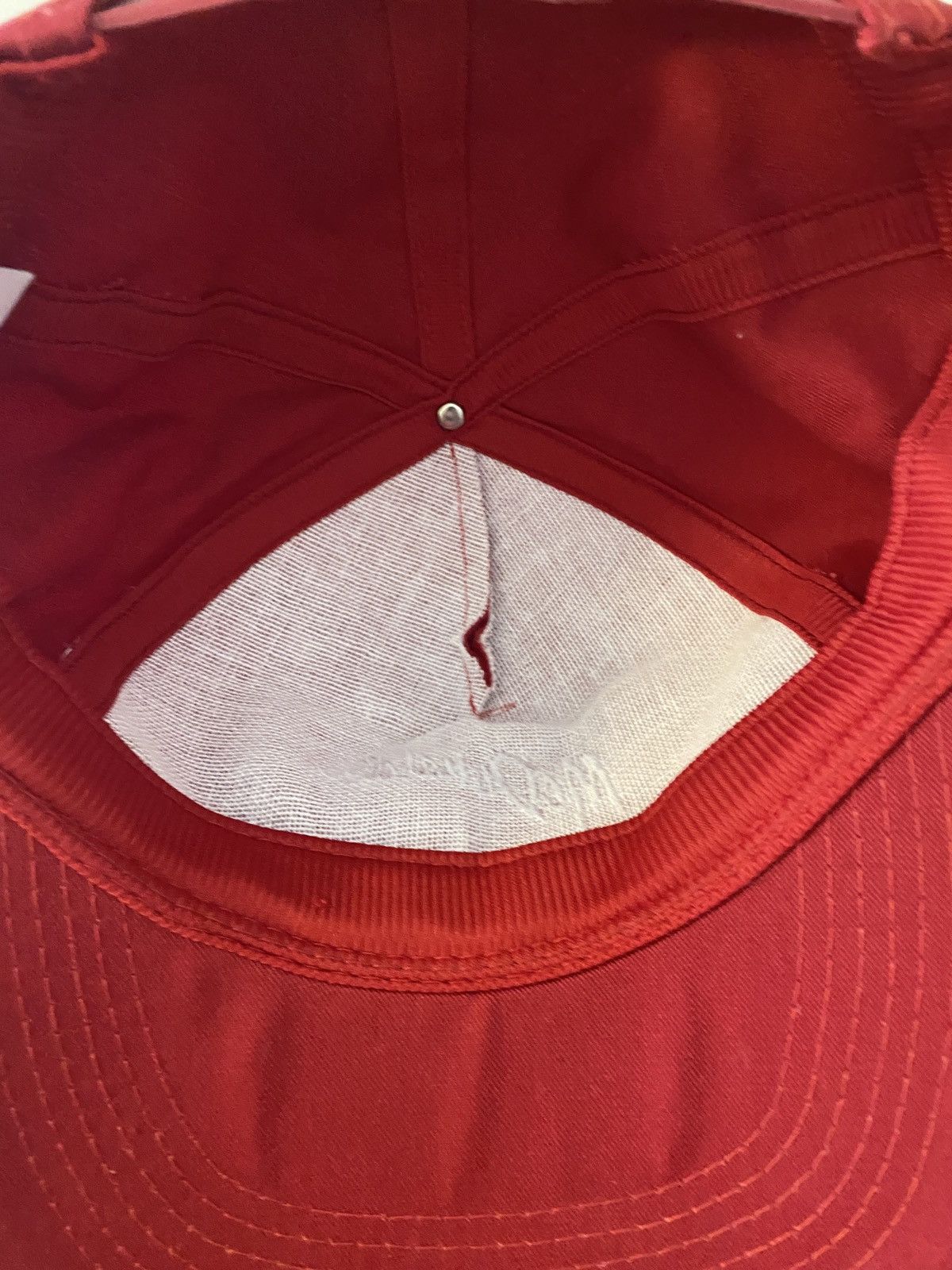Vintage Vintage 80’s McDonald’s Red Uniform Snap Back Hat Cap Size ONE SIZE - 17 Thumbnail