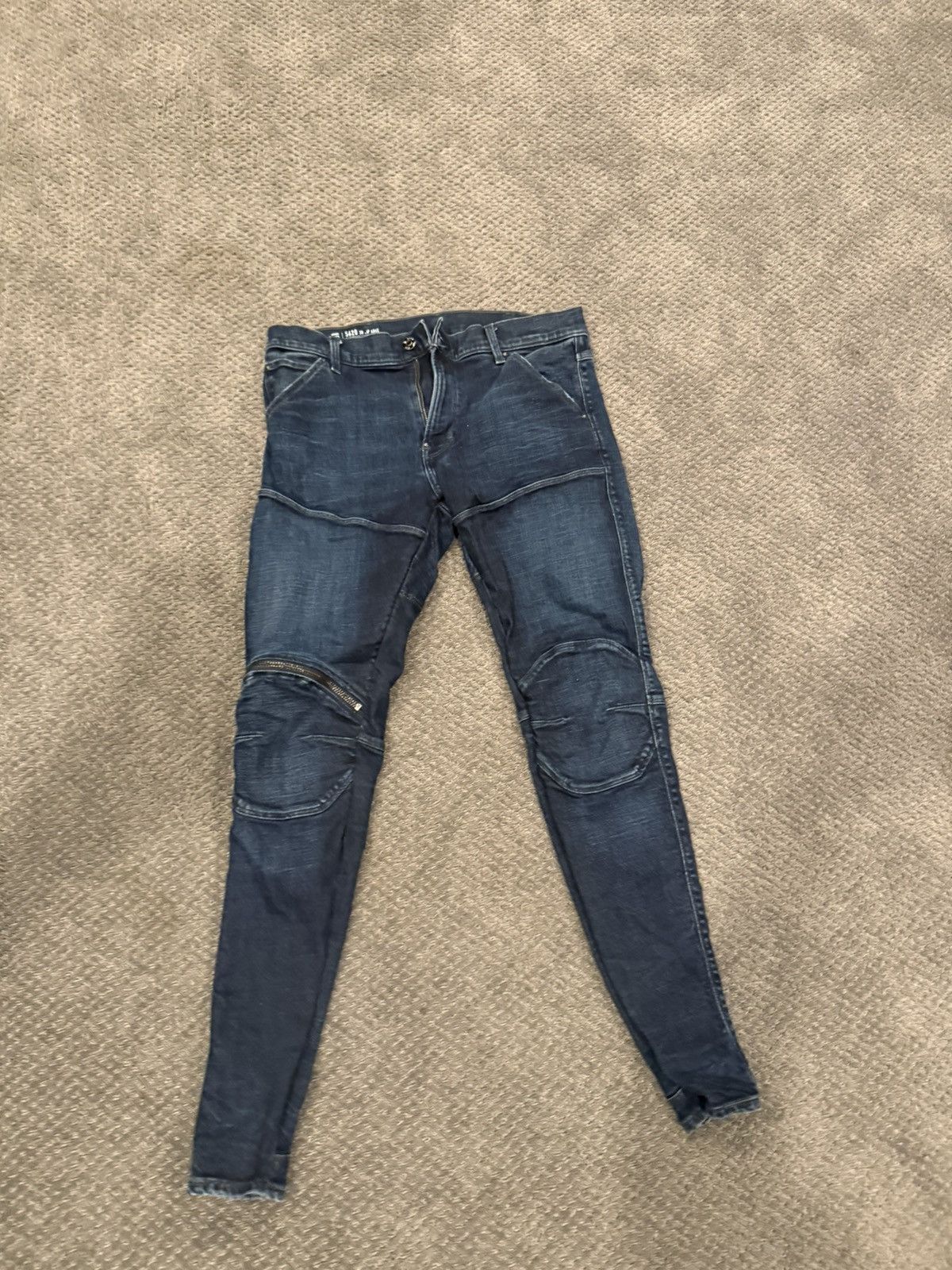 G-Star G-Star 5620 3D Skinny Jeans Dark Blue Size US 34 / EU 50 - 1 Thumbnail