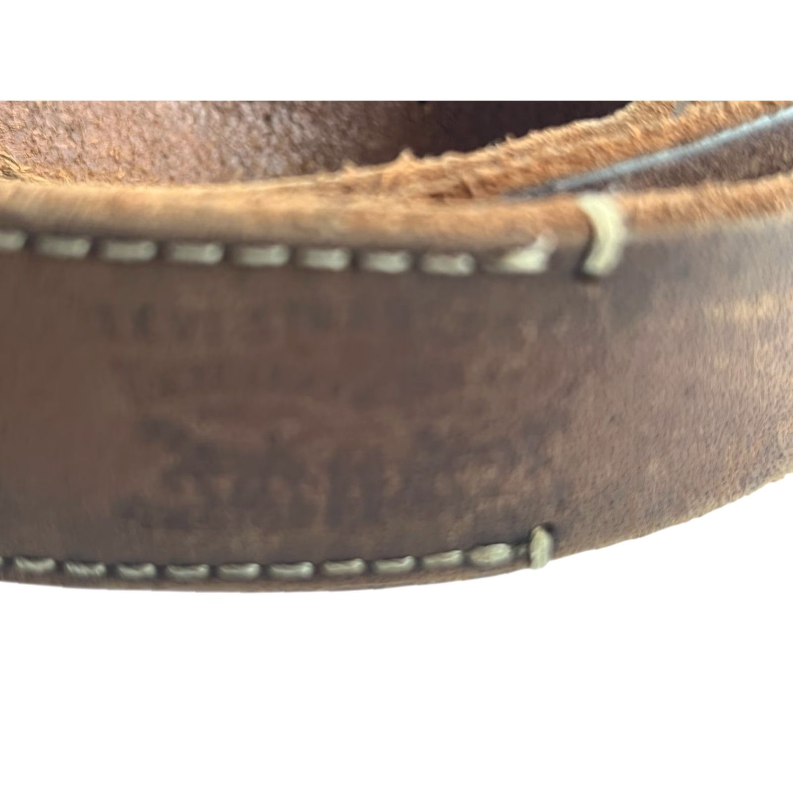 Levi's Levi's Belt Men Brown Leather 33”‑39” Adjustable 1.5” Buckle Leather Weathered Regular XL Mens Size ONE SIZE - 2 Thumbnail