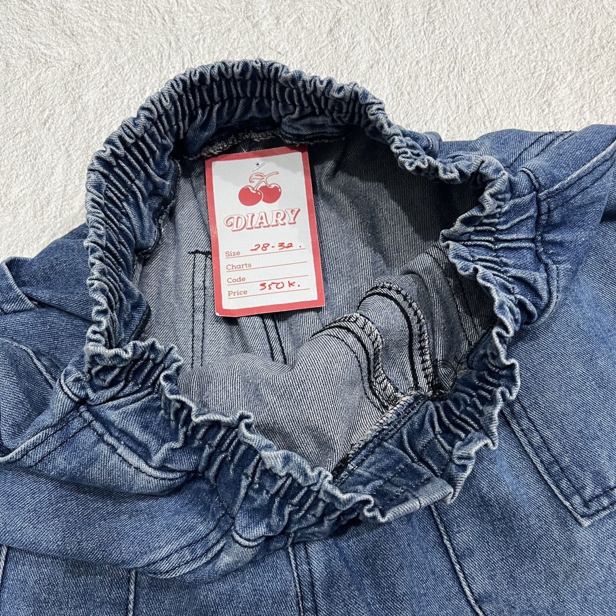 Yohji Yamamoto 2000s JAPAN DENIM SUPER WIDE BAGGY BALLOON PANTS Size US 30 / EU 46 - 4 Thumbnail