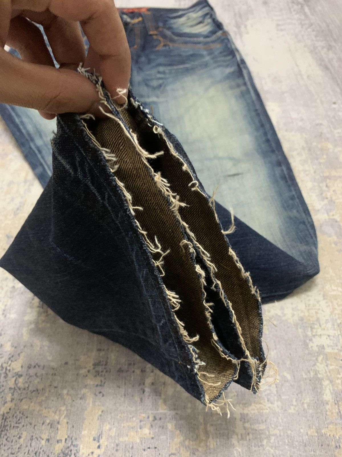 Edwin EDWIN XVS WESTERN COWBOY STYLE LOW RISE JEANS Size US 29 - 7 Thumbnail