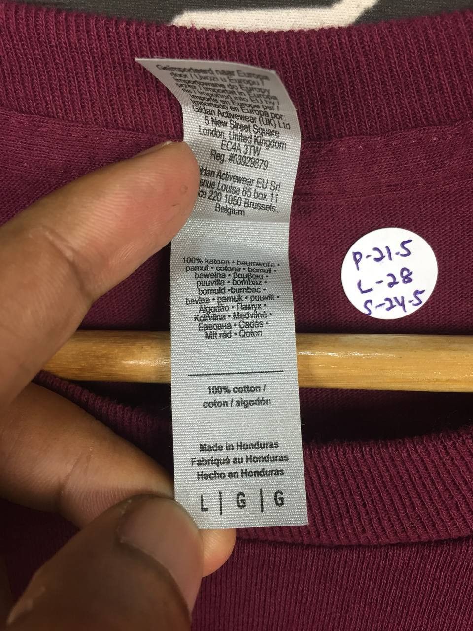 Gildan × Vintage Gildan Plain Casual Essential Longsleeve Tee Size US L / EU 52-54 / 3 - 9 Thumbnail