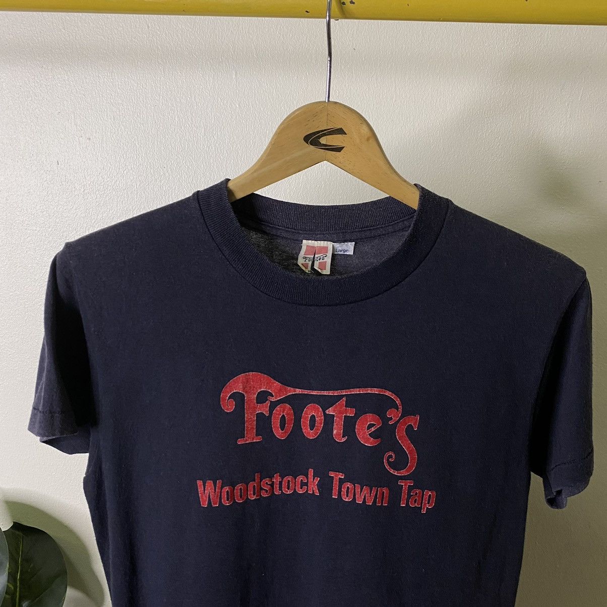 Vintage Vintage 1980s Footes Woodstock Town Tap Tee Size US S / EU 44-46 / 1 - 2 Thumbnail