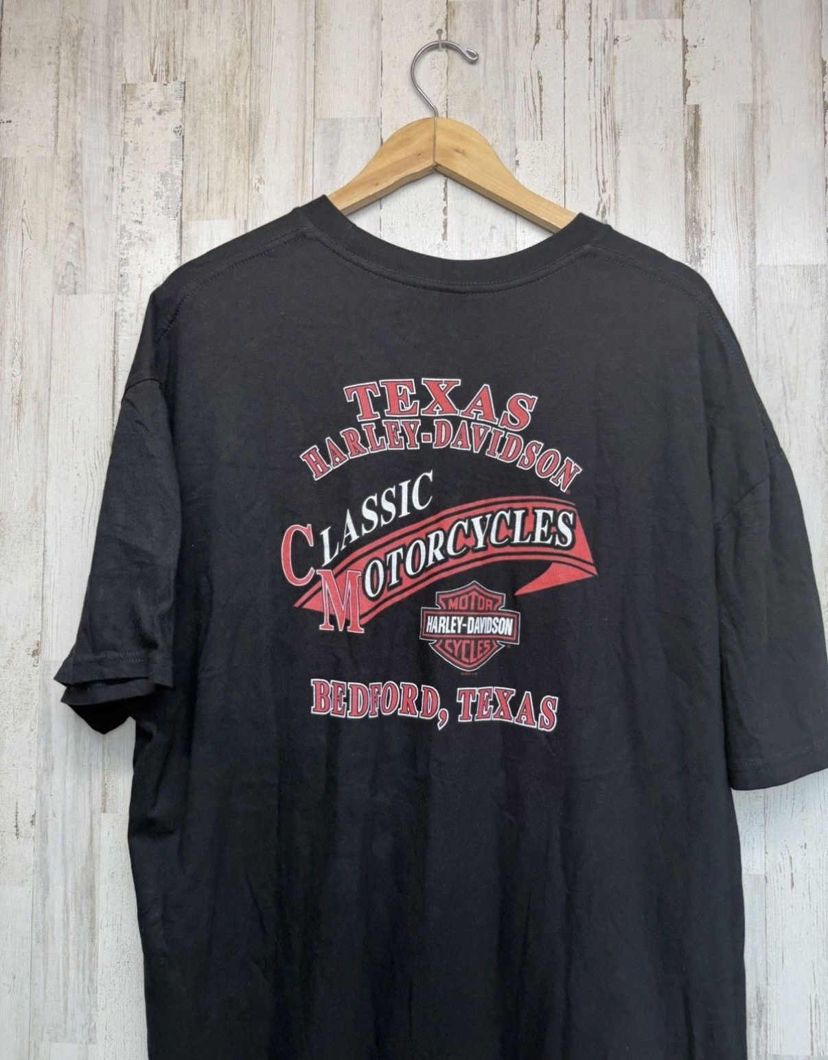 Harley Davidson Harley Davidson T Shirt Mens Black 2010 Bedford,Texas 2XL Size US XXL / EU 58 / 5 - 4 Thumbnail