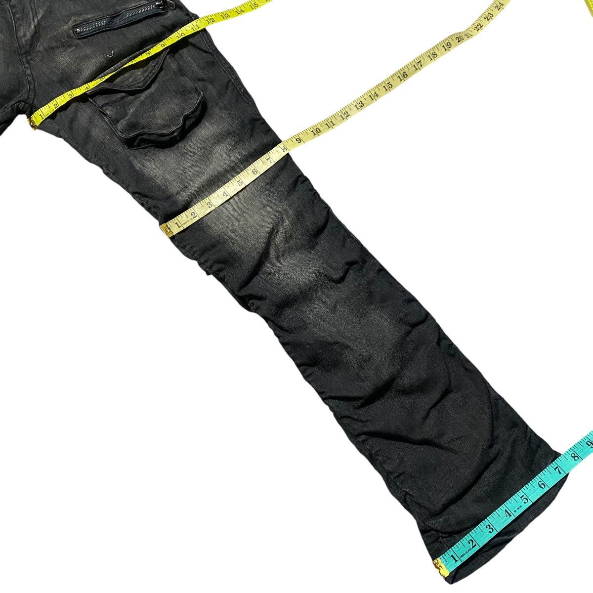 Japanese Brand Clone Devgu Denim Stacked Tactical Cargo Jeans Size US 32 / EU 48 - 19 Thumbnail