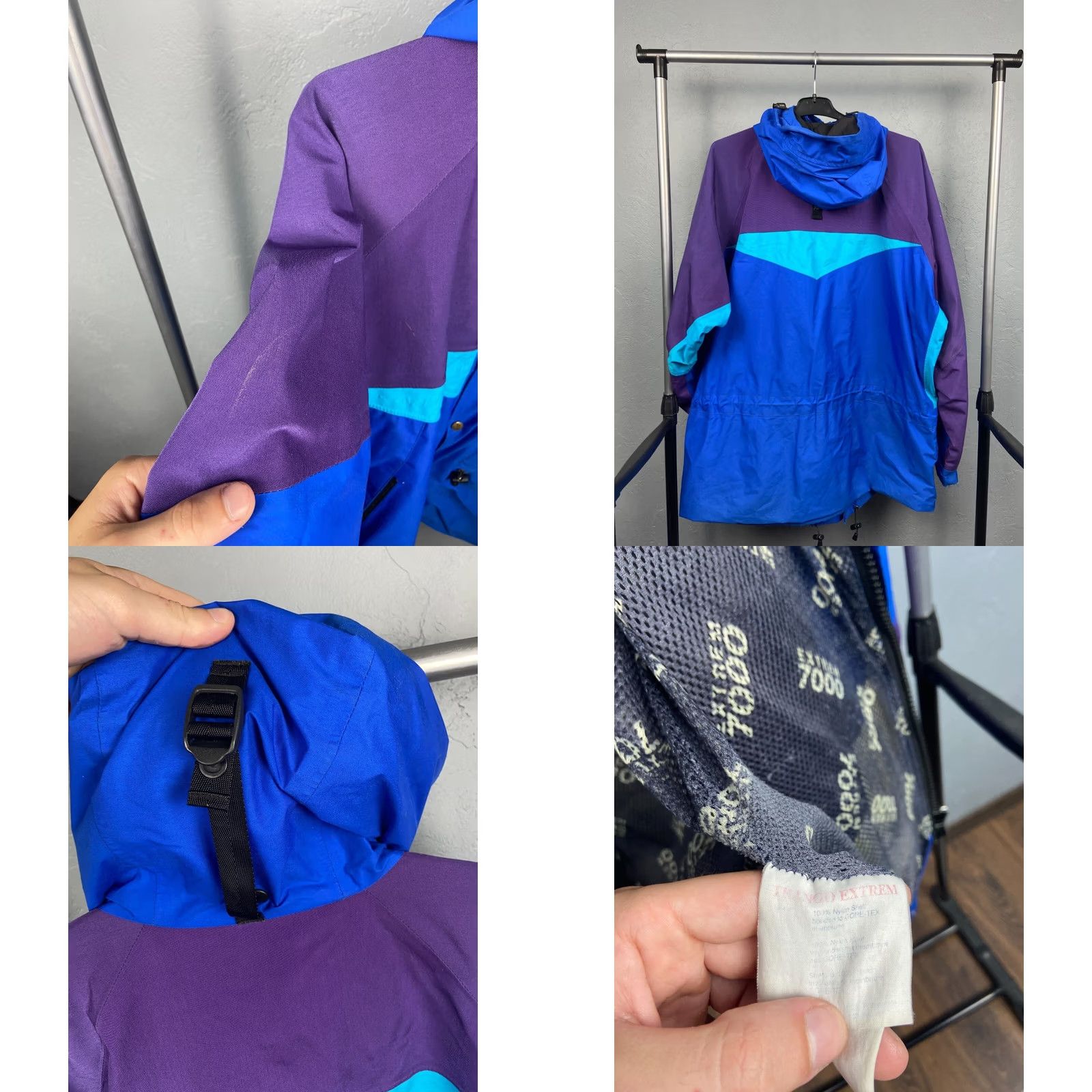 Berghaus VINTAGE Berghaus Trango Extrem 7000 Gore-Tex Jacket Men 2XL Blue 90s Outdoor Ski Water Resistant Windbreaker Size US XXL / EU 58 / 5 - 8 Thumbnail