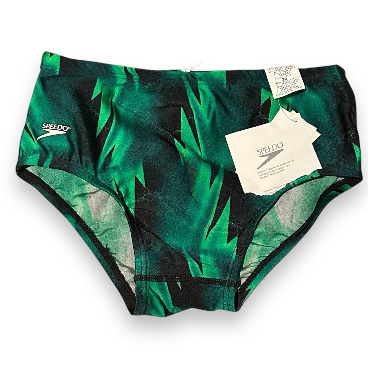 Speedo × Vintage RARE Vintage Green Speedo Briefs Size US 30 / EU 46 - 1 Thumbnail
