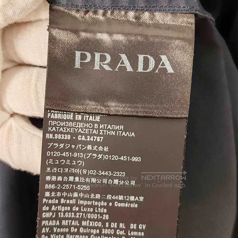 Prada Prada Navy Cotton Men's Shirt. Size US L / EU 52-54 / 3 - 2 Thumbnail
