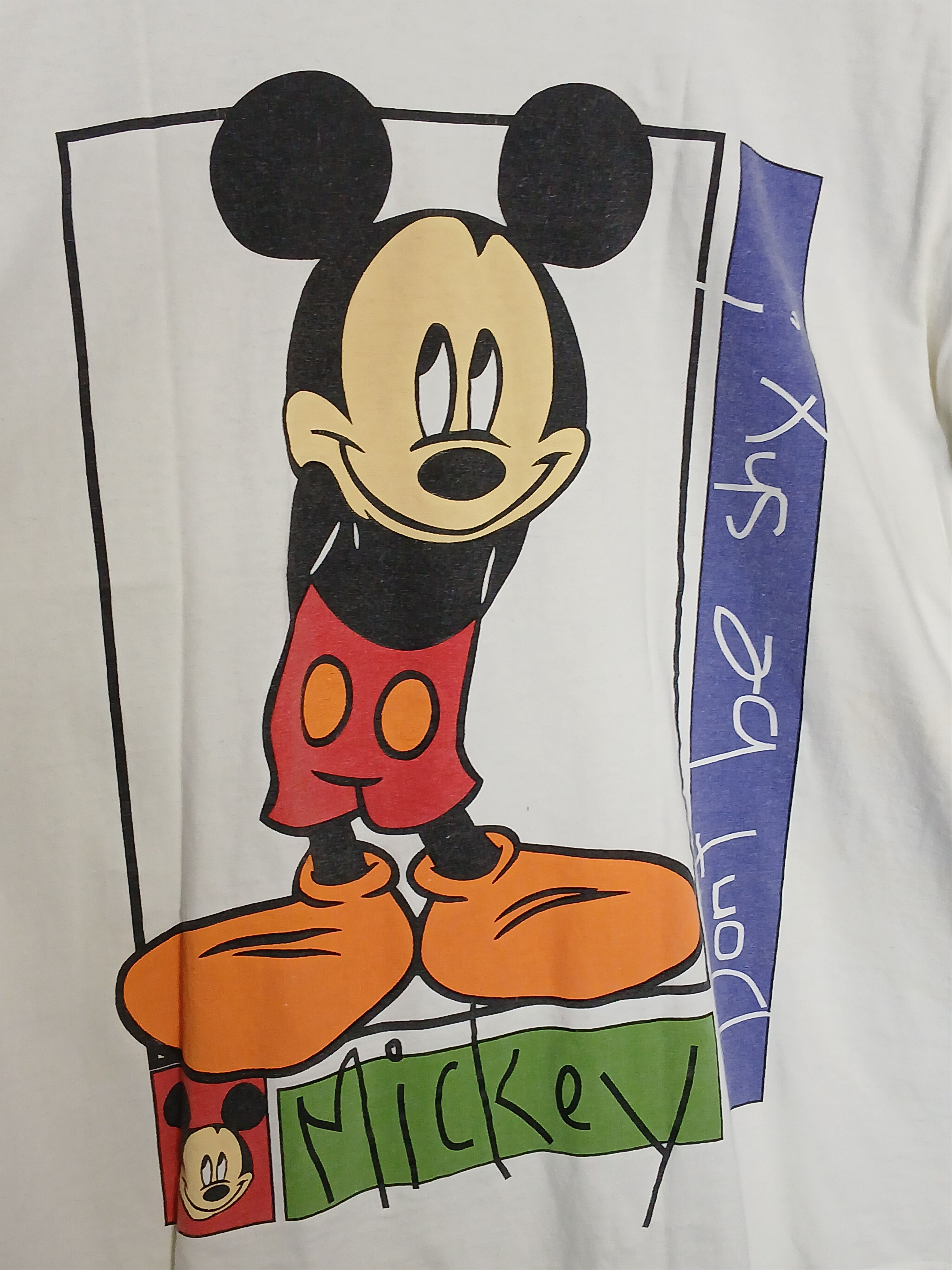 Cartoon Network × Disney × Vintage Vintage Disney Mickey Mouse Single Stitch T-Shirt Size US M / EU 48-50 / 2 - 3 Thumbnail