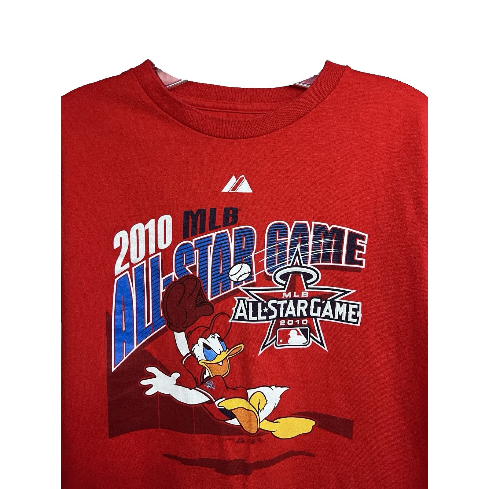 Majestic MLB All Star Game Majestic Donald Duck Red Graphic T-Shirt M Size M / US 6-8 / IT 42-44 - 4 Thumbnail