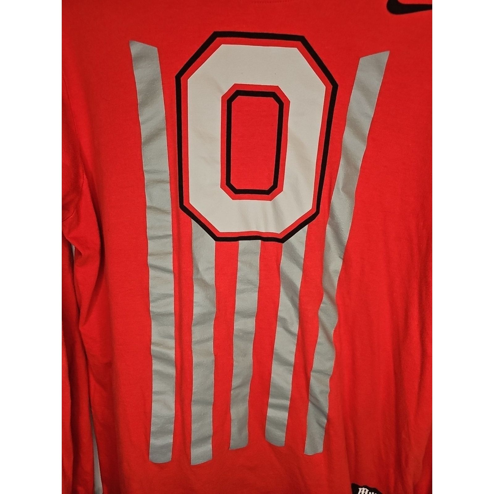 Nike The NIKE Tee Red T-Shirt Sz M Ohio State University Buckeyes Size US M / EU 48-50 / 2 - 2 Thumbnail