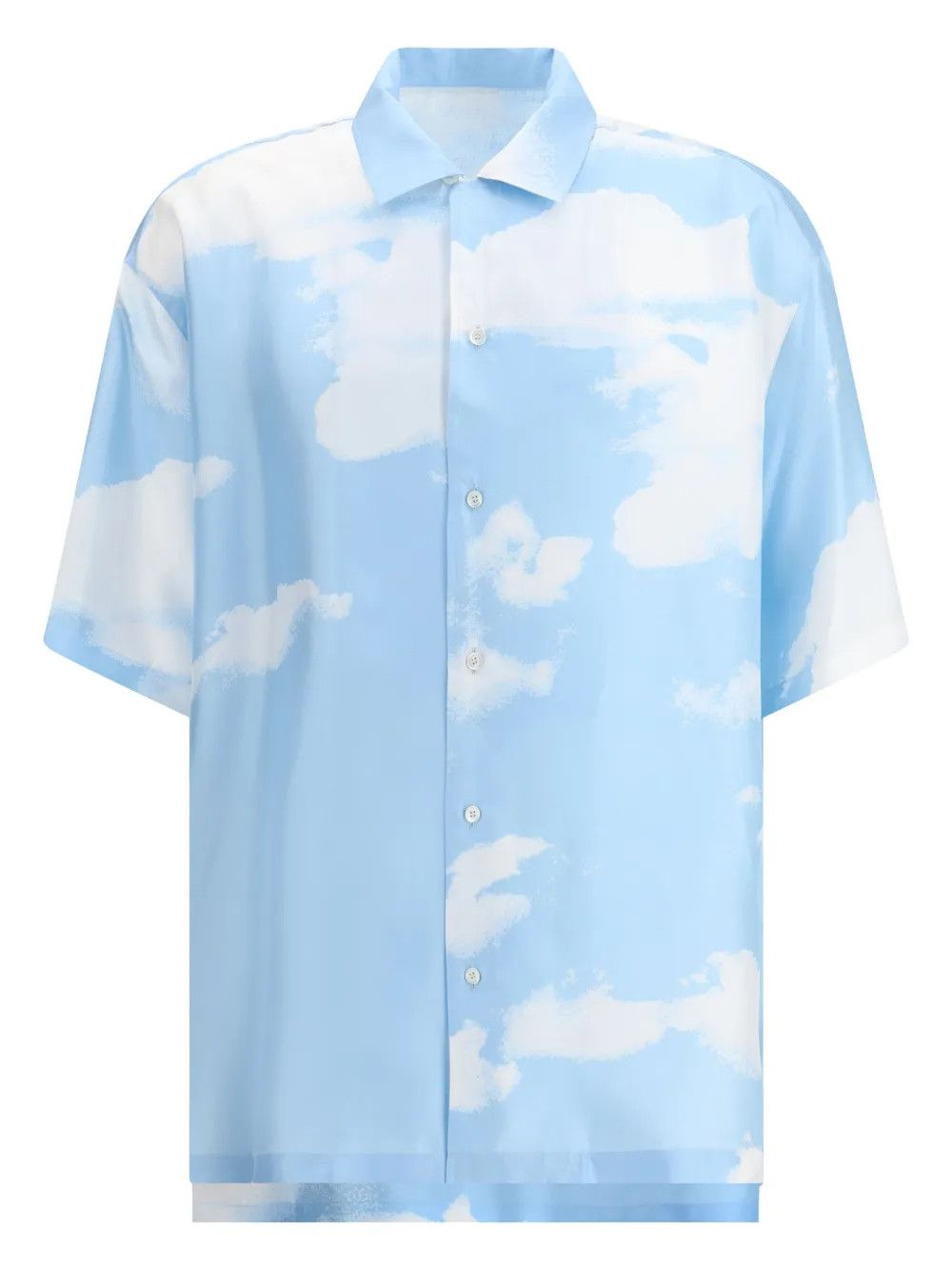 Other Men’s Blue Clouds Shirt – Casual Statement Summer Style Size US S / EU 44-46 / 1 - 3 Thumbnail