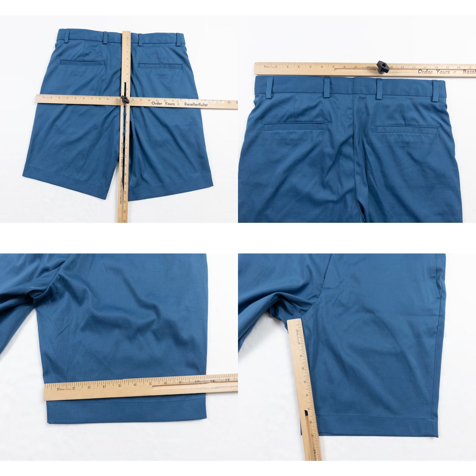 Brooks Brothers Brooks Brothers Shorts Adult 33 Blue Chino Bermuda 9" Stretch Casual Preppy Mens Size US 33 - 8 Thumbnail