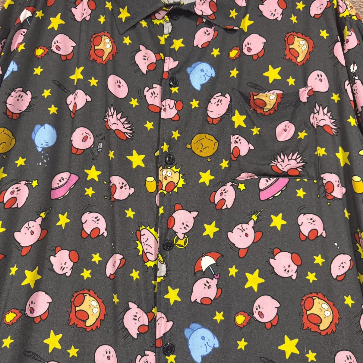 HAL Studios 1993 Kirby Nintendo Hal Labotary Game Shirt Rayon Size US L / EU 52-54 / 3 - 8 Thumbnail